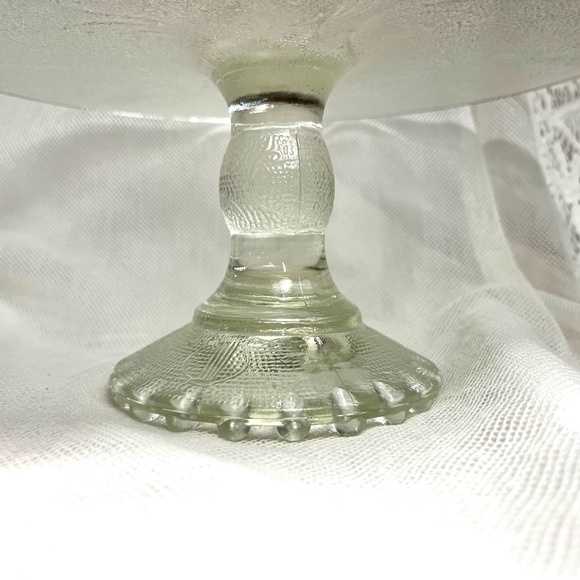 Antique EAPG Bryce Brothers Footed Cake Stand - Picture 11 of 12